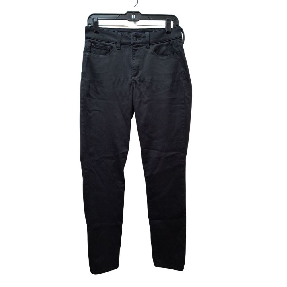 NYDJ Alina Legging Jeans Women's 6 Black Lift Tuck Stretch Denim 30x30.5